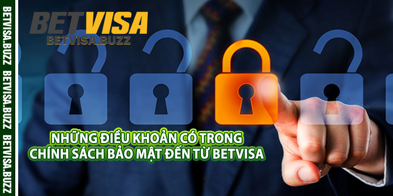 Những điều khoản có trong chính sách bảo mật đến từ betvisa 